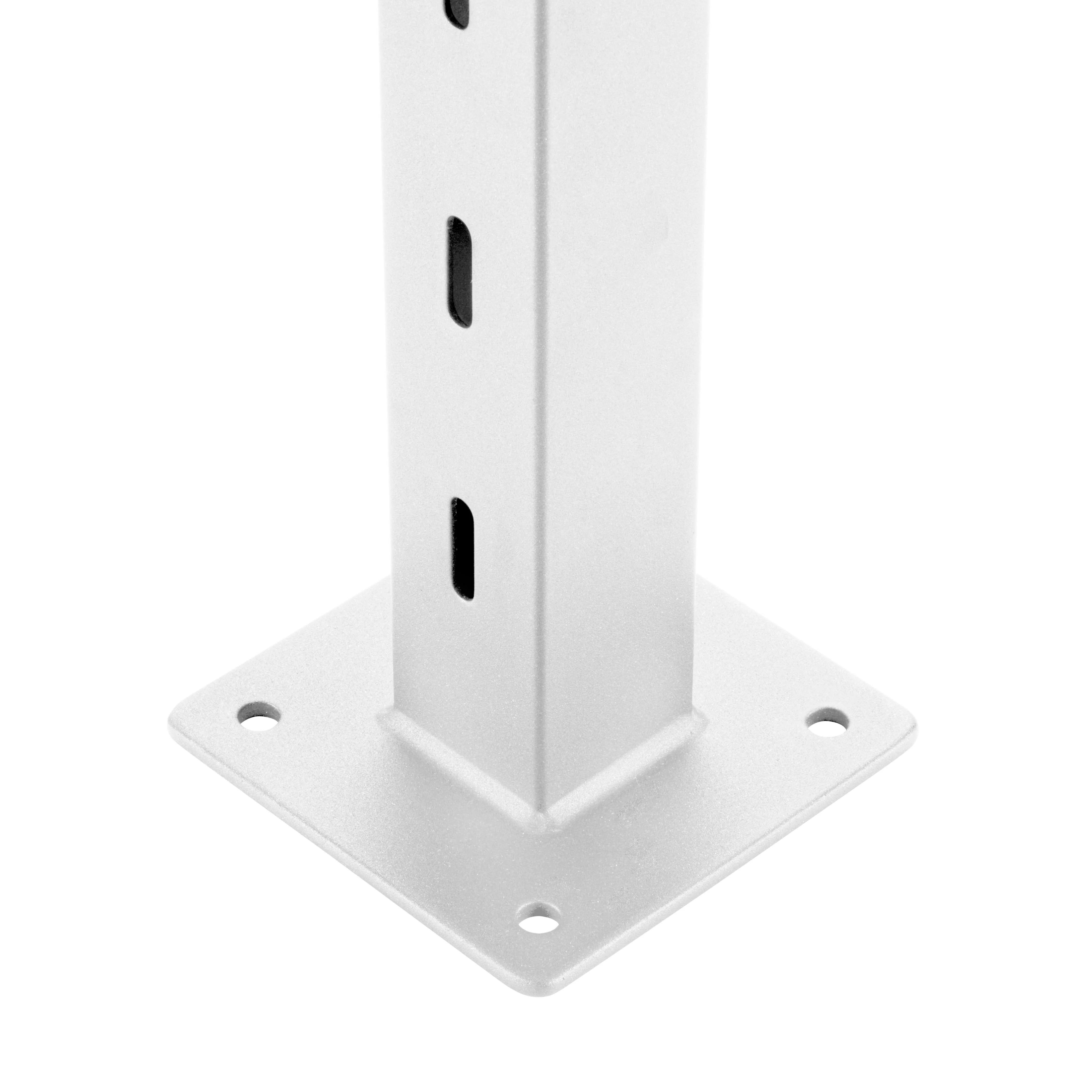 19 ft. Stair Cable Railing, 42 in. Base Mount, White , Stainless - Image 3