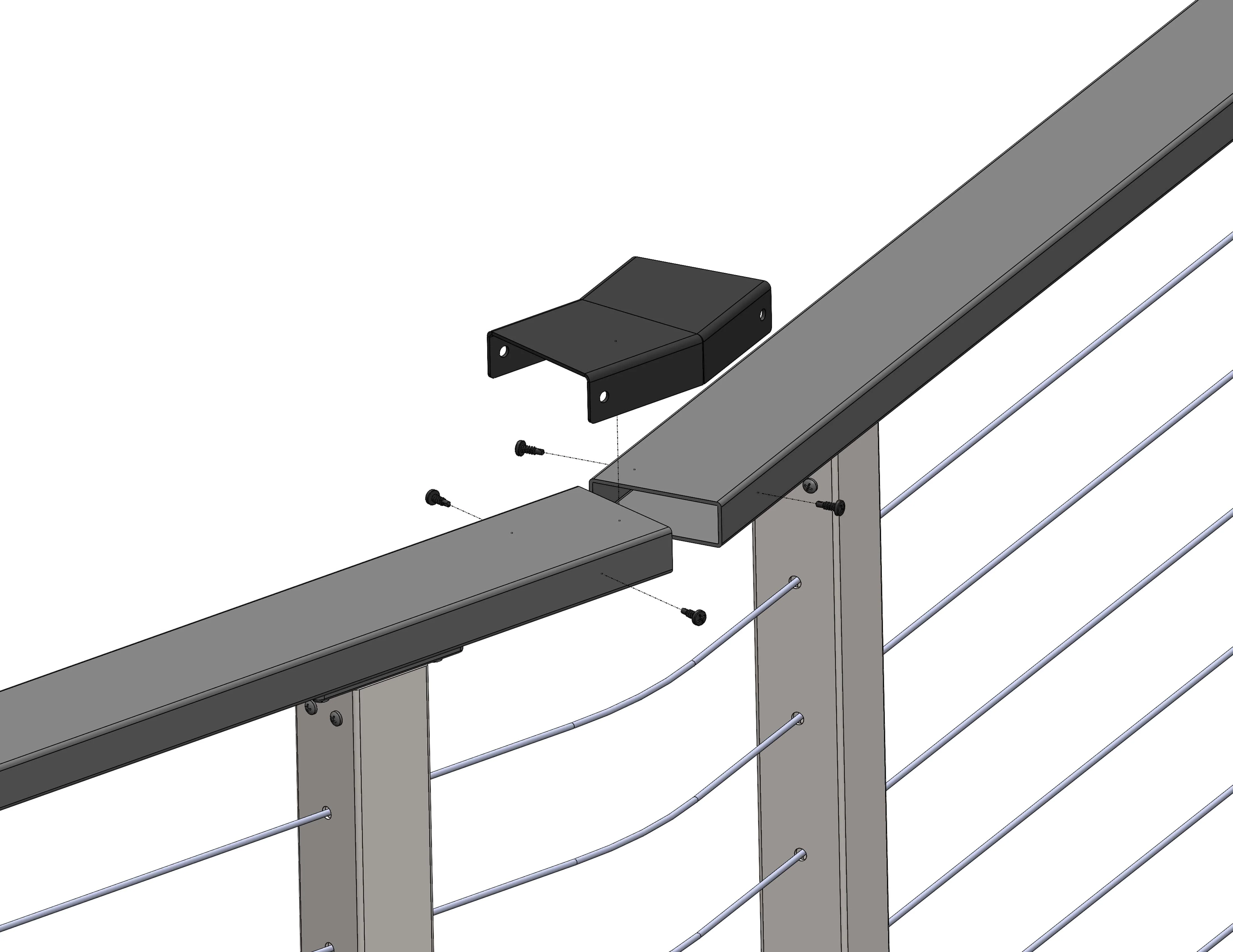 1"X3", 22.5 Degree Sleeve , Grey - Image 3