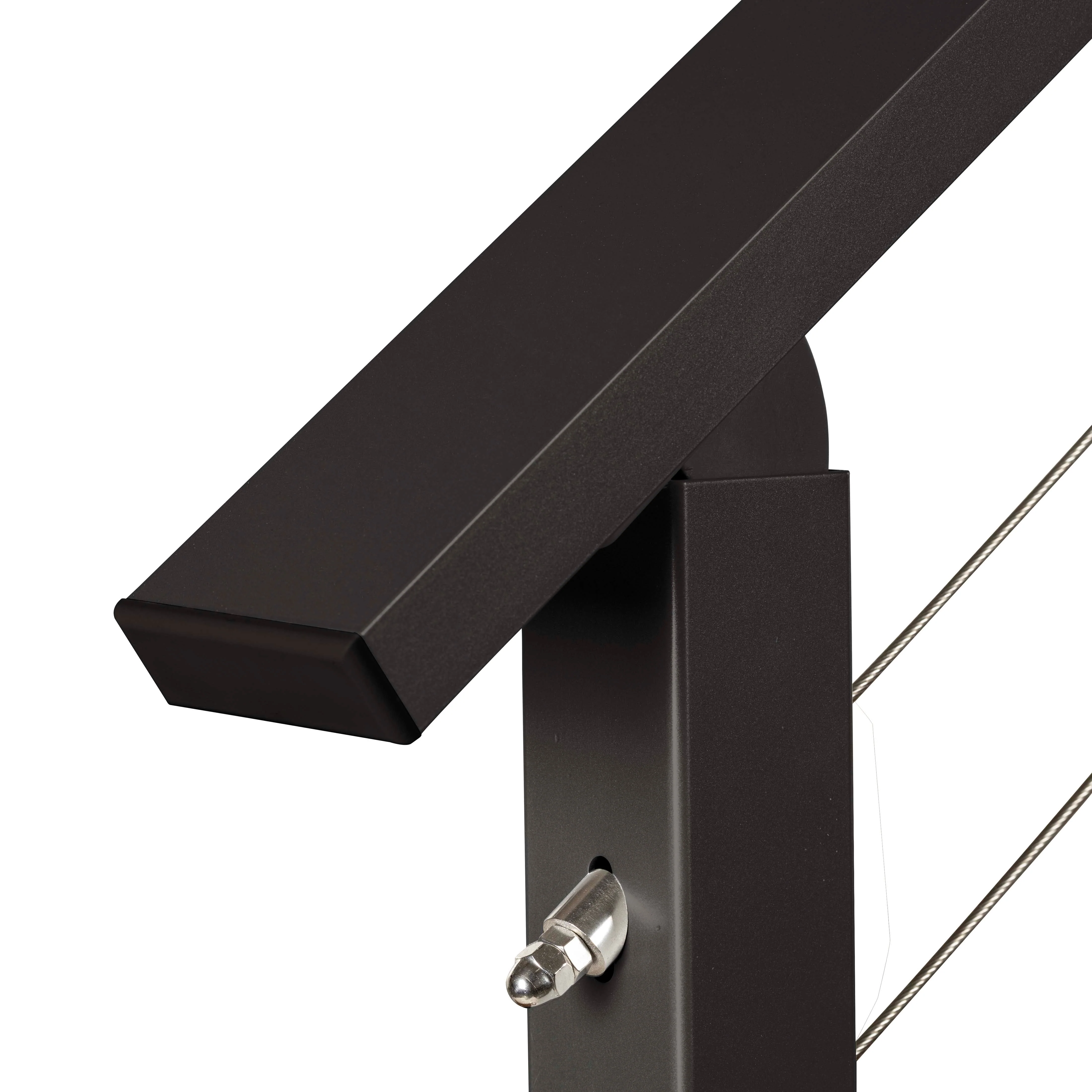 27 ft. Stair Cable Railing, 36 in. Base Mount, Bronze - Image 5