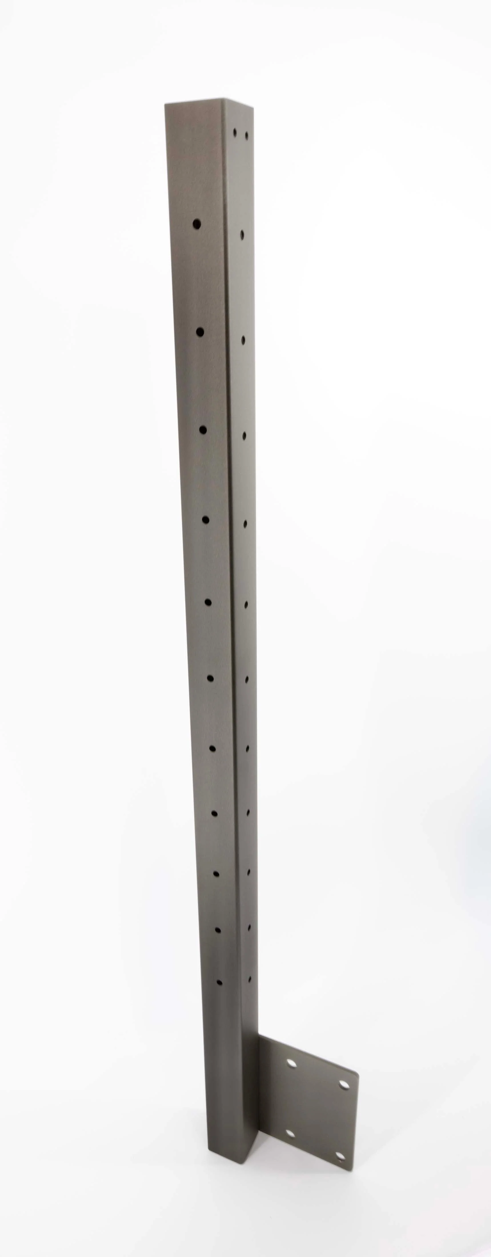 42", Fascia Mount, Corner, Stainless Post, Bronze - Image 3