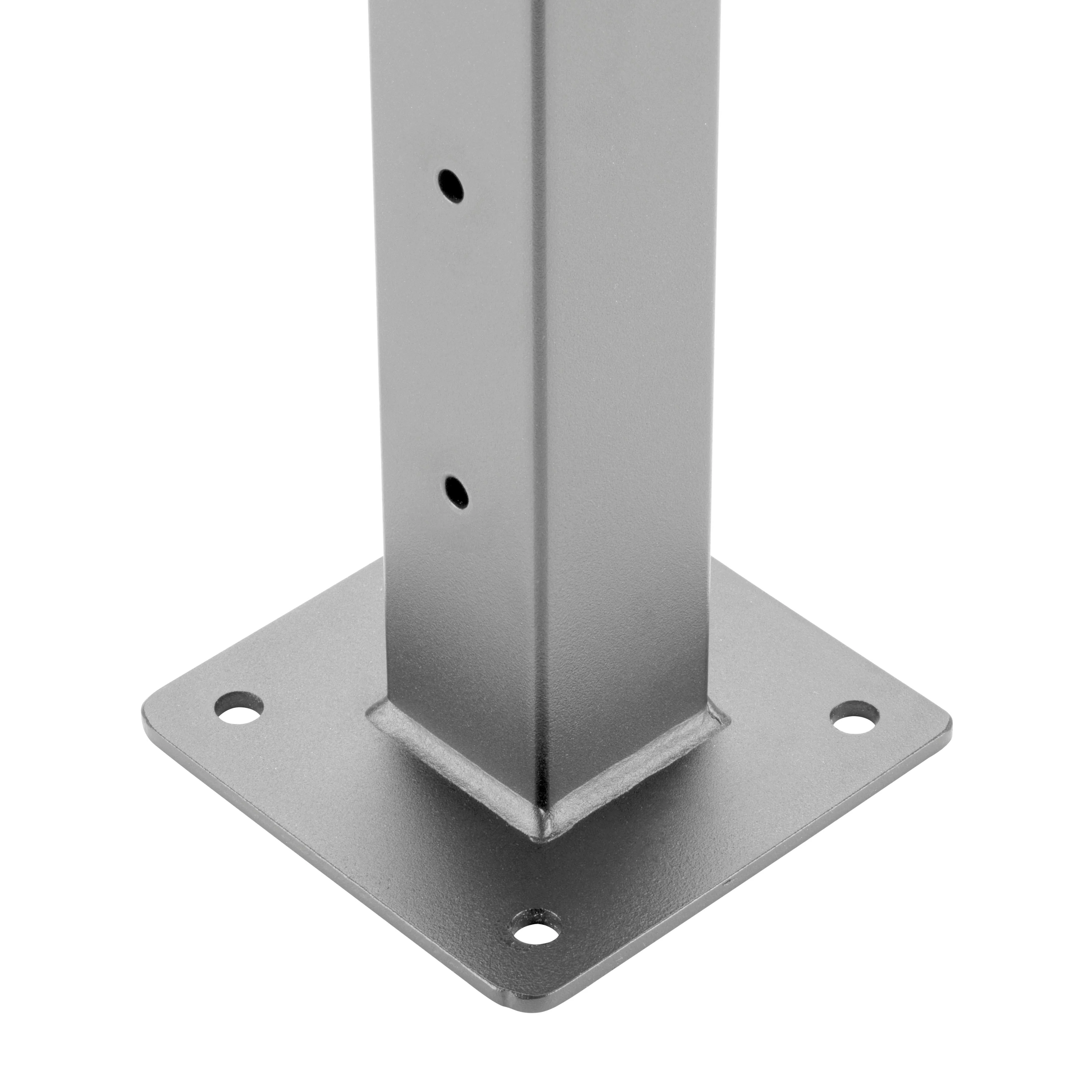 48 ft. x 42 in. Grey Deck Cable Railing, Base Mount , Stainless - Image 3