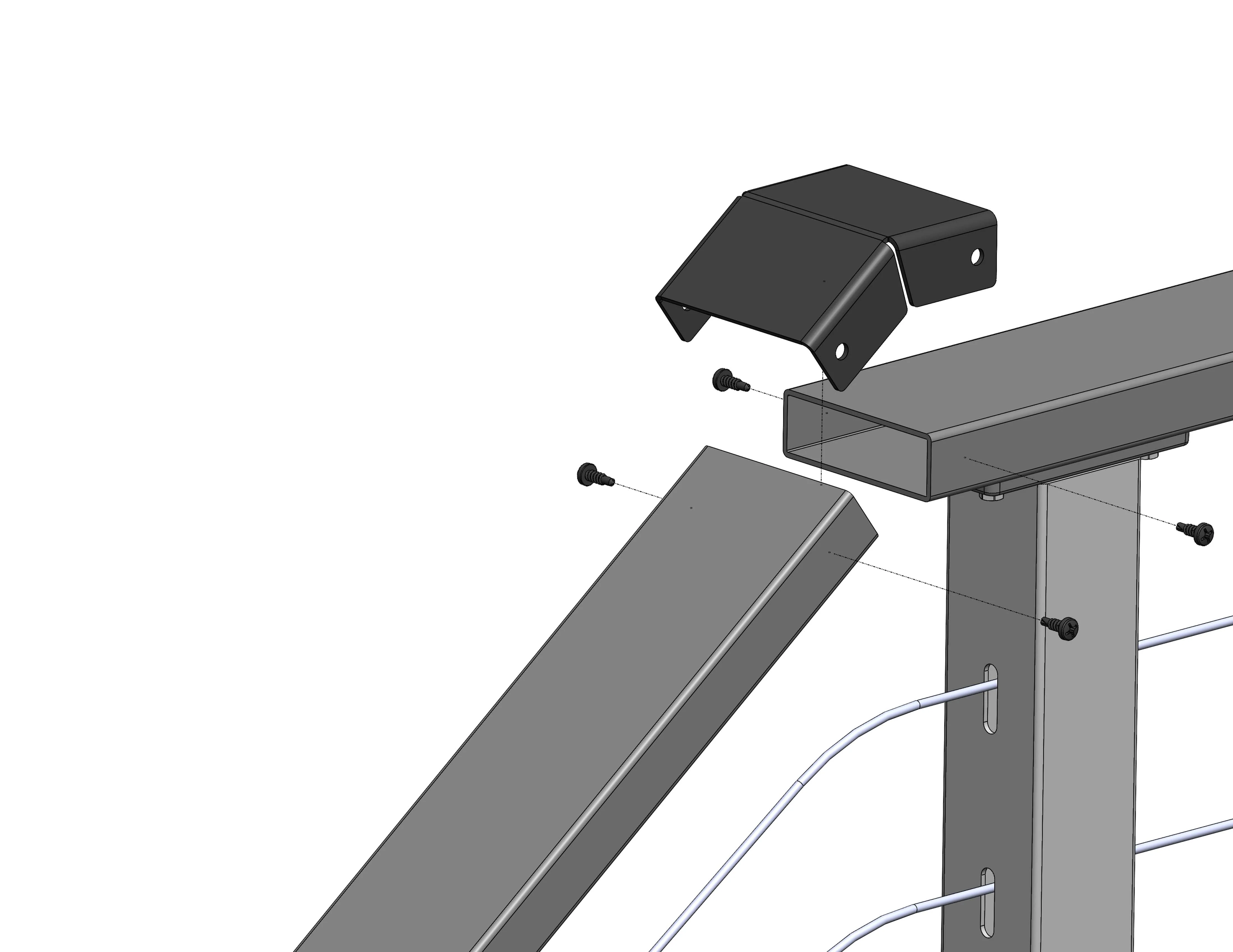 Horizontal to Stair Upper Sleeve, Black - Image 4